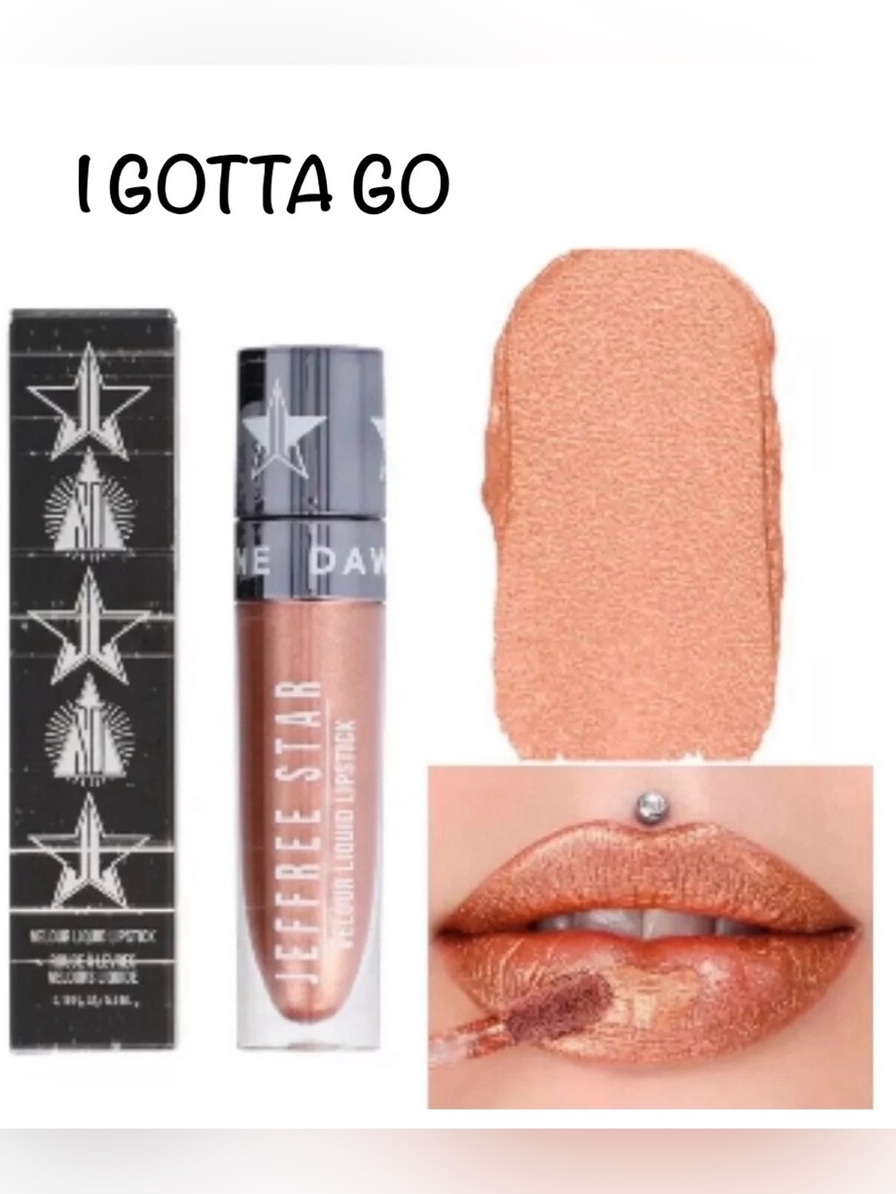 Jeffree Star Black Velour Liquid Lipstick 💄 “I GOTTA GO”